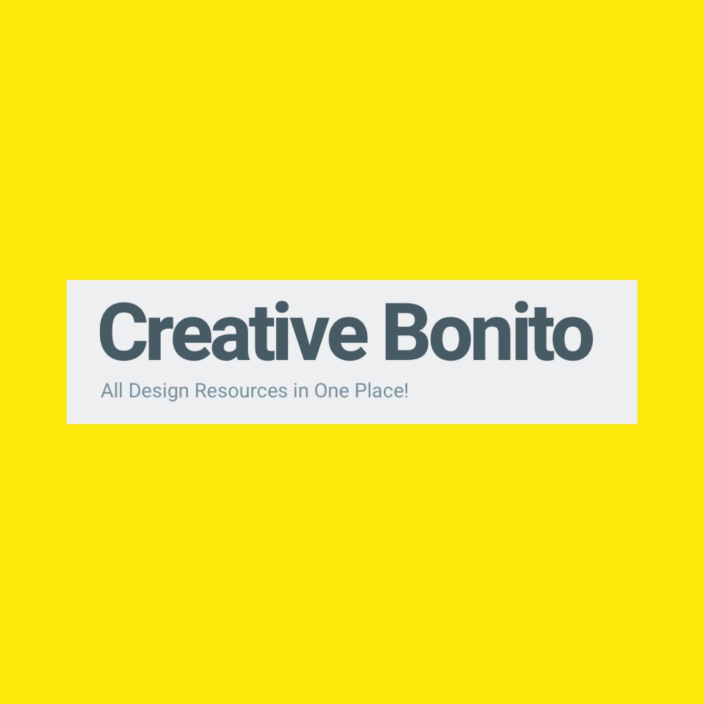 Logo: CREATIVE BONITO